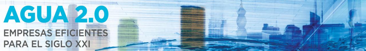 Agua 2.0: empresas eficientes para el s. XXI